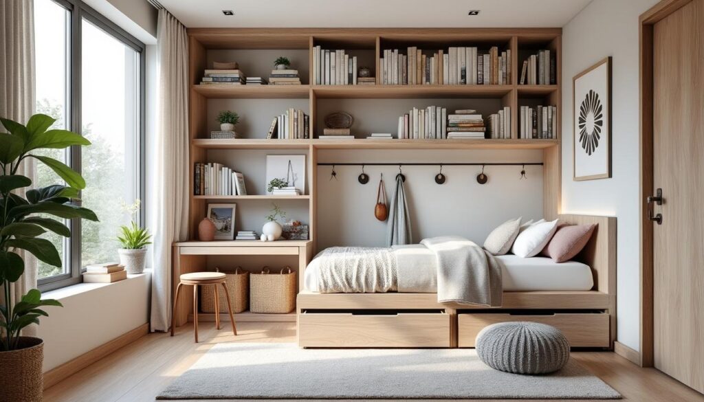 découvrez les astuces d’architectes pour optimiser le rangement dans une chambre de petite taille : solutions ingénieuses, meubles multifonctions et aménagements gain de place pour un espace ordonné et confortable.