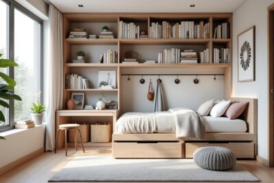découvrez les astuces d’architectes pour optimiser le rangement dans une chambre de petite taille : solutions ingénieuses, meubles multifonctions et aménagements gain de place pour un espace ordonné et confortable.