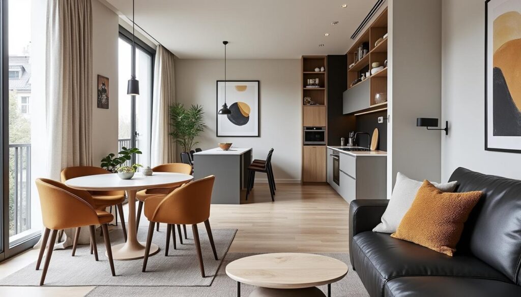découvrez un appartement de 50m2 à paris, ingénieusement agencé pour accueillir confortablement jusqu'à quatre personnes. idéal pour un séjour alliant convivialité et praticité au cœur de la capitale.