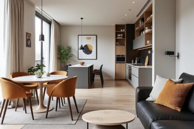 découvrez un appartement de 50m2 à paris, ingénieusement agencé pour accueillir confortablement jusqu'à quatre personnes. idéal pour un séjour alliant convivialité et praticité au cœur de la capitale.