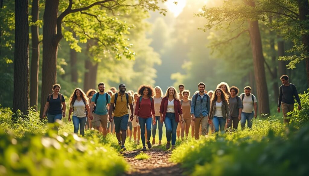 découvrez comment 70 participants se sont réunis pour une marche dédiée à la sensibilisation à la santé psychologique, mettant en avant les bienfaits de la nature sur le bien-être mental.