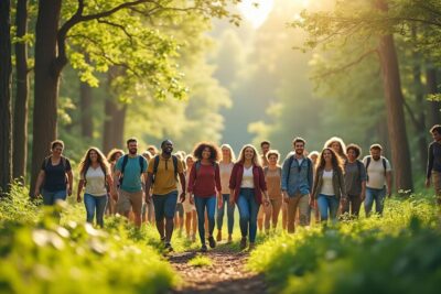découvrez comment 70 participants se sont réunis pour une marche dédiée à la sensibilisation à la santé psychologique, mettant en avant les bienfaits de la nature sur le bien-être mental.