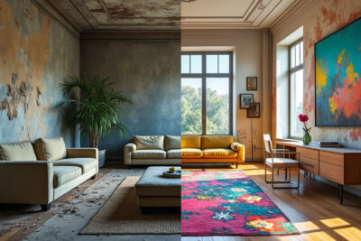 découvrez comment un appartement fatigué a été transformé en une véritable œuvre d'art grâce à un projet de rénovation créatif. inspirez-vous de cette métamorphose spectaculaire, des idées déco modernes et des astuces pour relooker votre espace de vie.