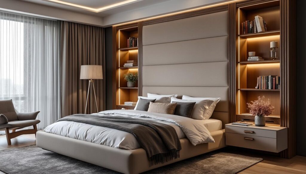 découvrez comment les têtes de lit conjuguent élégance et praticité avec des solutions de rangement ingénieuses pour optimiser votre chambre sans compromis sur le style.
