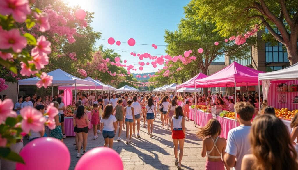 participez à l'événement octobre rose à valdahon ce samedi : une journée festive dédiée à la santé, au bien-être et animée par de la musique. un rendez-vous convivial à ne pas manquer pour soutenir la lutte contre le cancer du sein !