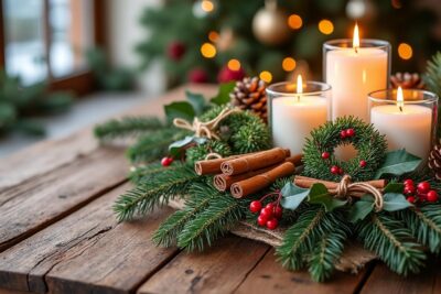 découvrez nos idées diy pour créer un centre de table de noël unique et festif. inspirez-vous pour une décoration maison pleine de charme et d'esprit de fête.