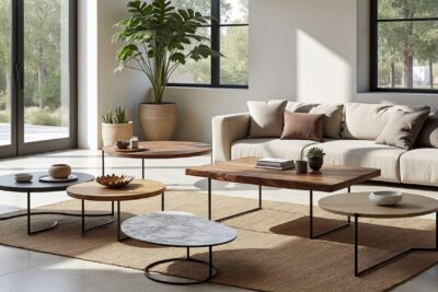 explorez notre sélection de 20 tables basses incontournables pour sublimer et harmoniser tous les styles d'intérieur avec élégance et fonctionnalité.