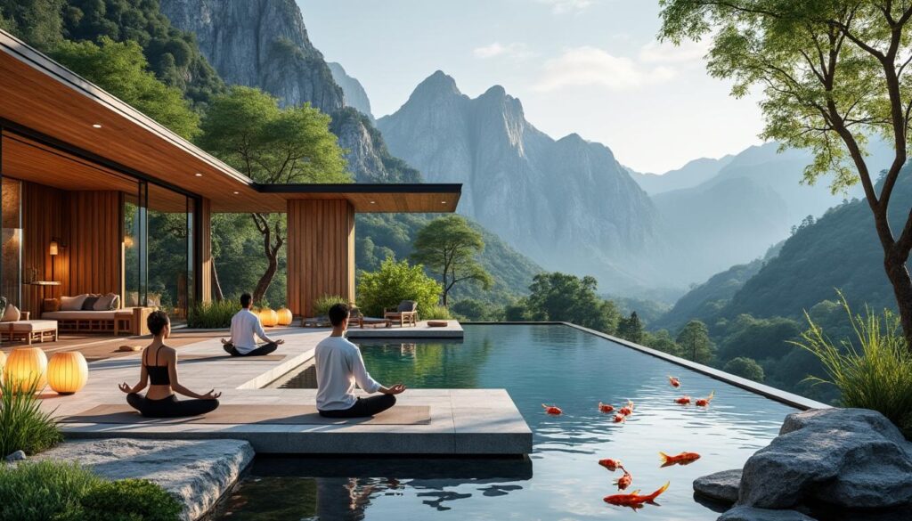 découvrez la première destination mondiale de bien-être créée par humansa et andermatt, alliant longévité et harmonie entre les philosophies orientales et occidentales pour une expérience unique de santé et sérénité.