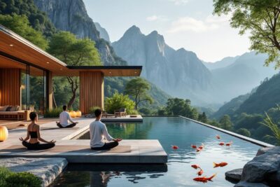 découvrez la première destination mondiale de bien-être créée par humansa et andermatt, alliant longévité et harmonie entre les philosophies orientales et occidentales pour une expérience unique de santé et sérénité.