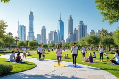 découvrez la stratégie d'abu dhabi pour promouvoir une vie saine en renforçant la santé et le bien-être au sein de la communauté, avec des initiatives innovantes et durables.