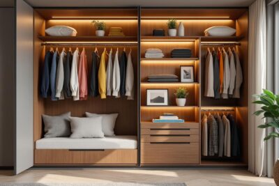 découvrez des idées créatives pour transformer votre armoire en un espace unique et stylé, alliant organisation pratique et design personnalisé.