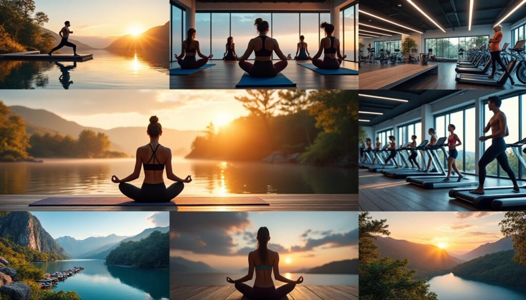 explorez 8 destinations incontournables alliant bien-être, yoga, sport et alimentation saine pour un mode de vie équilibré et revitalisant.