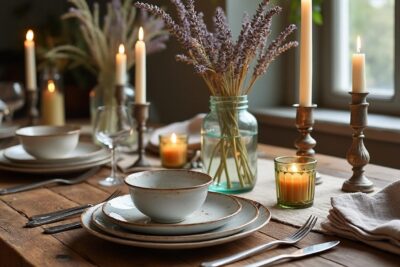 découvrez les astuces de jean-françois piège pour sublimer votre table en utilisant des objets d'occasion, alliant élégance et créativité durable.
