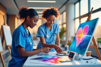découvrez comment l'art, en tant qu'outil innovant, pourrait transformer et révolutionner les pratiques des soins de santé modernes, en apportant bien-être et nouvelles perspectives thérapeutiques.