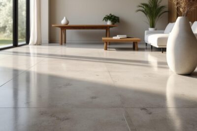 découvrez une astuce économique et simple pour obtenir un sol au style béton ciré, alliant élégance et modernité dans votre intérieur.