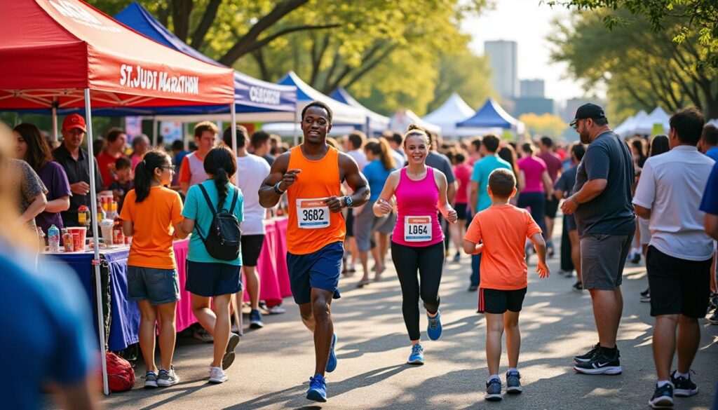 découvrez l'ouverture du marathon st. jude de memphis avec une exposition spéciale dédiée à la santé et au bien-être, mettant en lumière l'importance du sport et de la prévention.