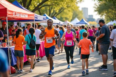 découvrez l'ouverture du marathon st. jude de memphis avec une exposition spéciale dédiée à la santé et au bien-être, mettant en lumière l'importance du sport et de la prévention.