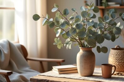 découvrez comment l'eucalyptus séché devient votre allié incontournable cet hiver pour apporter une touche naturelle et élégante à votre décoration intérieure.
