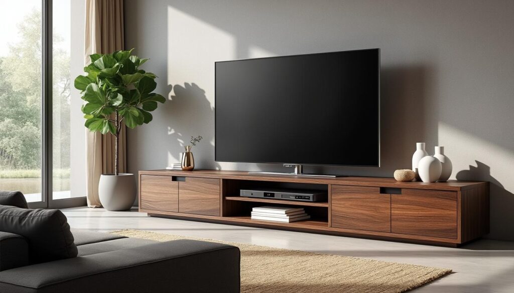 découvrez nos meubles tv alliant design élégant et fonctionnalités pratiques pour sublimer votre salon avec style et confort.