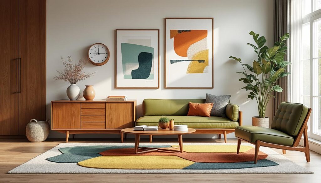 plongez dans l'univers du mid-century, le style rétro chic qui revient en force pour transformer vos intérieurs avec élégance et authenticité.