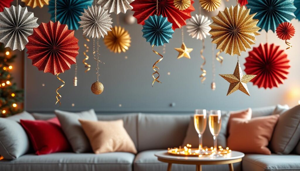 découvrez comment transformer facilement votre papier cadeau en décorations originales et festives pour célébrer le nouvel an avec style et créativité.