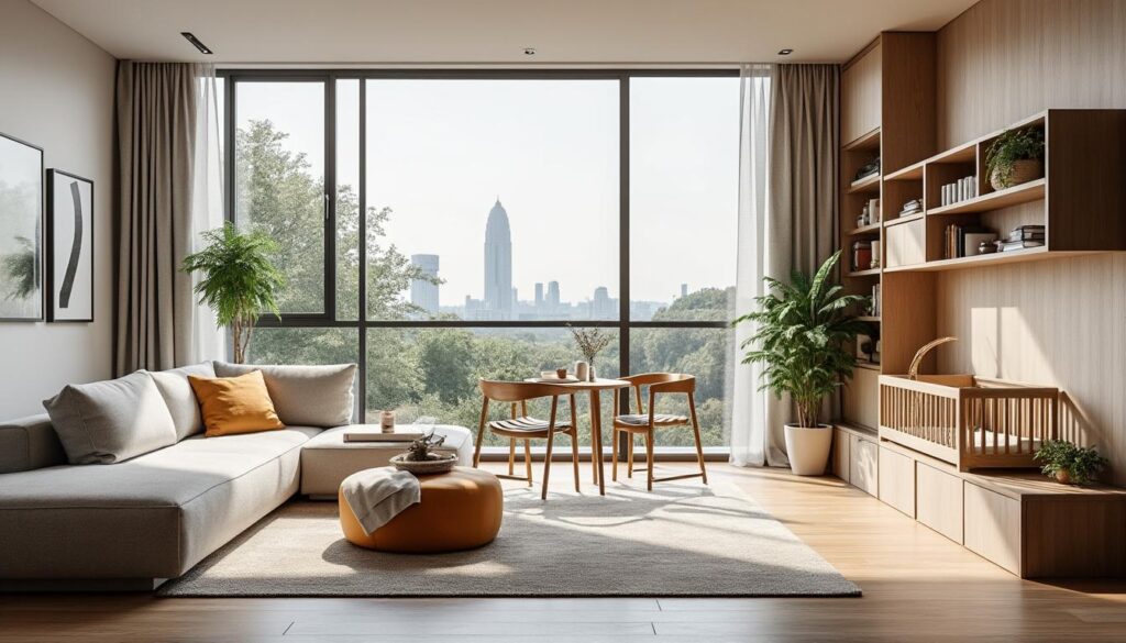 découvrez nos conseils pratiques pour vivre à trois dans 35m² avec un bébé, en optimisant chaque mètre carré pour un intérieur fonctionnel, confortable et harmonieux.