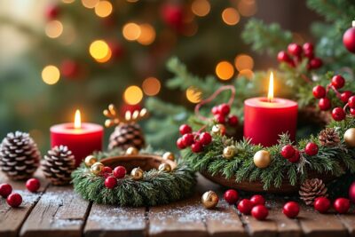découvrez des idées originales de décorations de noël faciles à réaliser avec des pommes de pin pour apporter une touche naturelle et chaleureuse à votre sapin et votre maison.