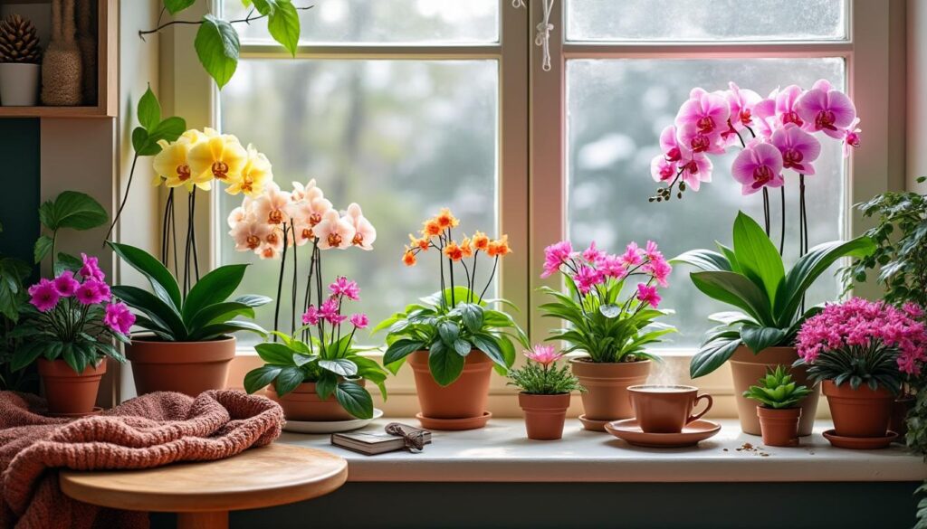 découvrez notre sélection de plantes d'intérieur à fleurs pour égayer votre hiver et apporter couleur et fraîcheur à votre intérieur durant les mois froids.