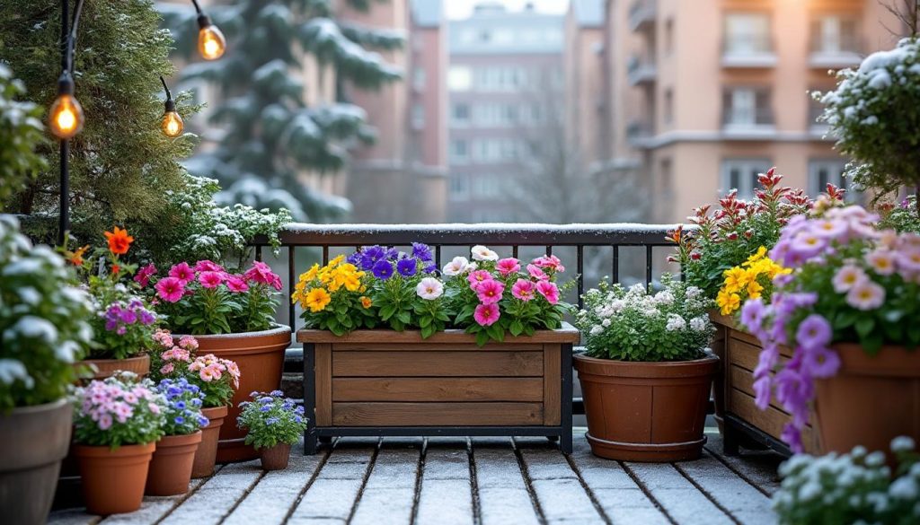 découvrez nos astuces pour avoir un balcon fleuri et éclatant toute l'année, même en plein hiver, grâce à des plantes adaptées et des conseils d'entretien simples.