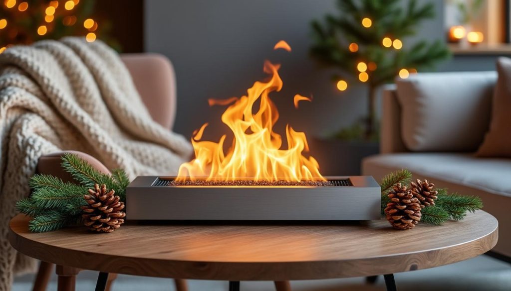 découvrez la cheminée de table, l’élément déco incontournable pour apporter chaleur et ambiance conviviale à votre intérieur cet hiver.