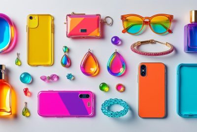 découvrez 13 pièces « glossy » éclatantes, colorées et transparentes, parfaites pour un style ultra tendance et moderne.