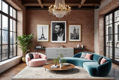 découvrez la transformation exceptionnelle d'un espace alliant le charme industriel d'un loft new-yorkais au raffinement chic parisien, pour une ambiance unique et sophistiquée.