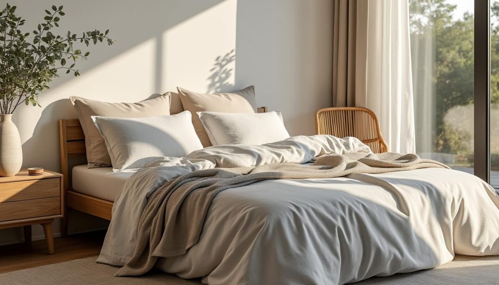 découvrez le linge de lit en lin, un classique intemporel qui apporte élégance et confort à votre chambre avec son charme naturel et sa durabilité exceptionnelle.