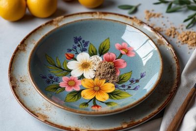 découvrez comment transformer un plat en métal pour lui donner le charme authentique et l'élégance intemporelle de la vaisselle en céramique ancienne.