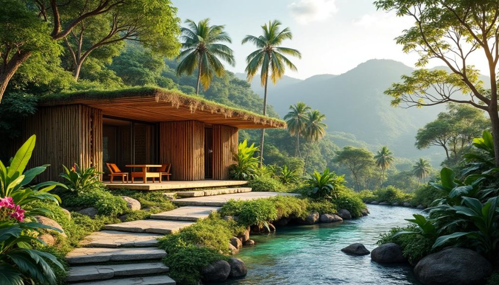 découvrez un refuge naturel et minimaliste en inde, un véritable coin de paradis pour se ressourcer et vivre en harmonie avec la nature.