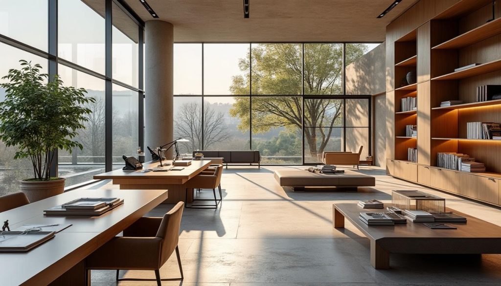 explorez le nouveau bureau de l’architecte pierre yovanovitch lors d’une visite exclusive qui révèle son univers créatif et ses inspirations design uniques.