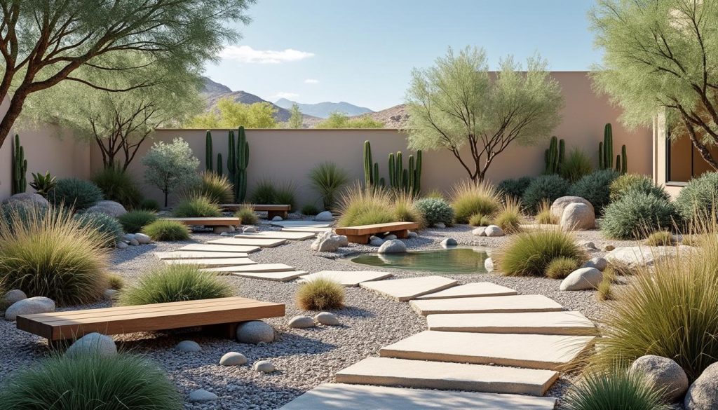 découvrez notre guide pratique pour transformer votre jardin en un oasis sec et esthétique, alliant beauté naturelle et économie d'eau.