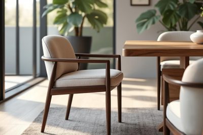 découvrez le fauteuil de table, alliant élégance et confort, pour sublimer votre intérieur avec style et raffinement.