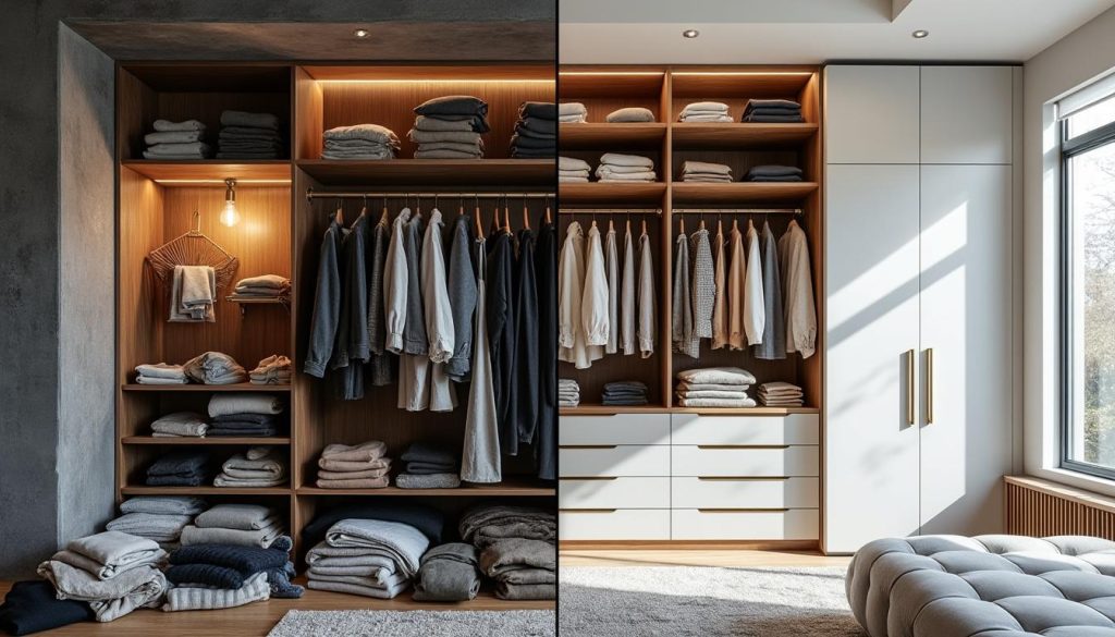 découvrez comment les architectes transforment votre dressing avec des designs innovants et pratiques, révélant une métamorphose spectaculaire avant/après.