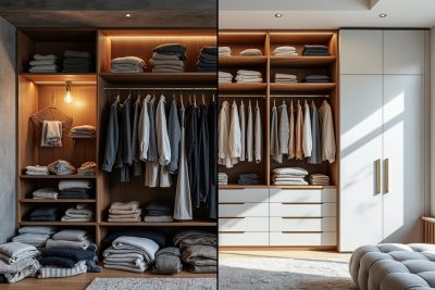 découvrez comment les architectes transforment votre dressing avec des designs innovants et pratiques, révélant une métamorphose spectaculaire avant/après.