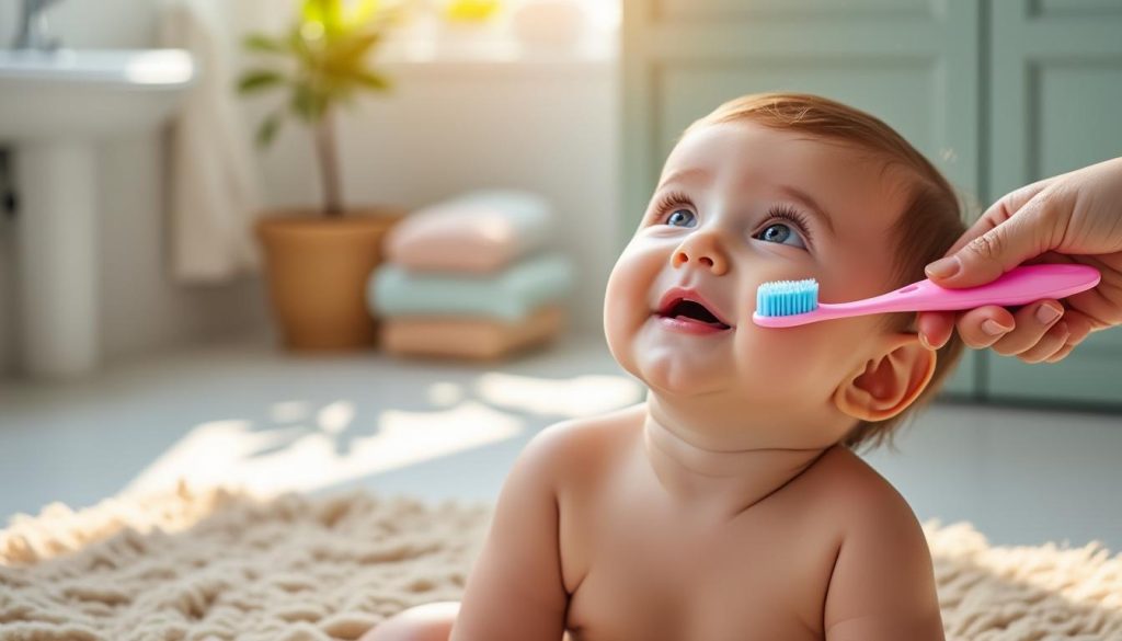 découvrez à quel moment il est recommandé de commencer à utiliser du dentifrice pour bébé afin d'assurer une bonne hygiène dentaire dès les premières dents.