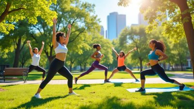 découvrez cinq exercices simples à réaliser au parc pour profiter du soleil tout en restant actif et en bonne santé.