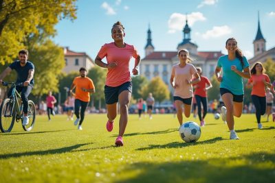 des étudiants de toulouse s'engagent à revel pour promouvoir le sport santé, favorisant bien-être et activité physique dans la communauté locale.