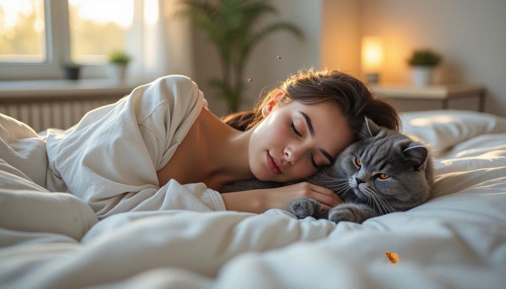 découvrez les avantages et les risques potentiels de dormir avec votre animal de compagnie pour mieux protéger votre santé tout en profitant de leur présence réconfortante.