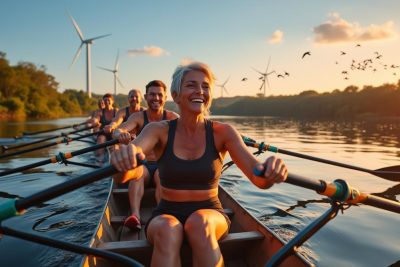 découvrez comment l'aviron séduit les plus de 40 ans en alliant santé, bien-être et engagement pour la planète, un sport complet et respectueux de l'environnement.