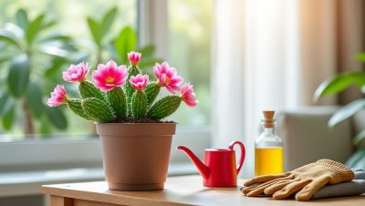 découvrez notre guide complet pour bien prendre soin de votre rhipsalidopsis, le cactus de pâques, et profitez d'une floraison éclatante chaque saison.