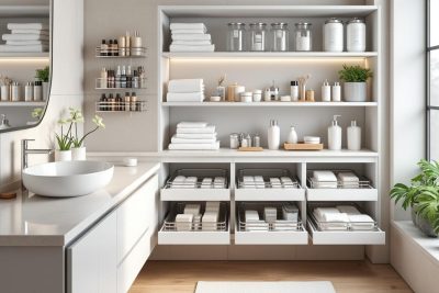 découvrez des astuces incontournables pour organiser votre salle de bains facilement et efficacement, et profitez d'un espace optimisé et harmonieux sans effort.