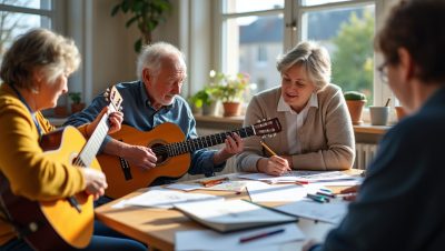 à lamballe, la musique et le dessin deviennent des outils d’expression et de bien-être pour accompagner autrement la santé mentale.