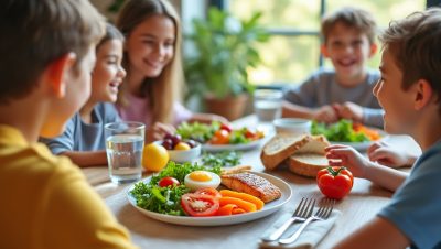 découvrez pourquoi une assiette variée apporte aux enfants et adolescents les nutriments essentiels à leur croissance et à leur développement.