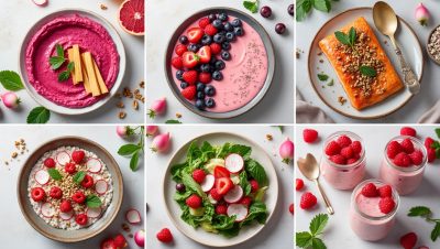 découvrez six recettes roses, gourmandes et équilibrées, pour allier plaisir et bien-être le mardi 6 octobre 2026.
